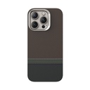Apple iPhone 15 Pro Max Uyumlu Kılıf M-safe Şarj Özellikli Karbon Fiber Tasarımlı Benks Prestige ArmorAir Kevlar Kapak