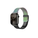 Apple Watch 10 46mm Uyumlu Amazingthing Omni StyleFlip Metal Hasır Kordon