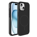 Apple iPhone 13 Uyumlu Kılıf M-safe Şarj Özellikli Sıvı Teknolojili Silinebilir Sert Zore Kivi Kapak
