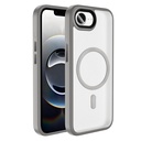 Apple iPhone 16E Uyumlu Kılıf Mat Arka Yüzey Wireless Şarj Özellikli Zore Flet M-safe Kapak