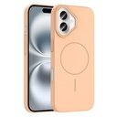 Apple iPhone 16 Plus Uyumlu Kılıf M-safe Şarj Özellikli Zore Ruby Sert Kapak