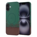 Apple iPhone 16 Plus Uyumlu Kılıf M-safe Şarj Özellikli Karbon Fiber Görünümlü Zore Nekst Kapak