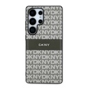 Samsung Galaxy S25 Ultra Uyumlu Kılıf DKNY Orjinal Lisanslı Kartlıklı 3D Yazılı Repeat Texture Pattern Kapak