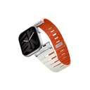 Apple Watch 10 42mm Uyumlu Skinarma Gemini Serisi TPU Magnetik Silikon Kordon