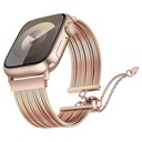 Apple Watch 10 42mm Uyumlu Zore KRD-137 Metal Hasır Kordon