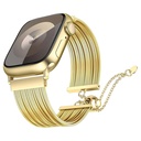 Apple Watch 7 45mm Uyumlu Zore KRD-137 Metal Hasır Kordon