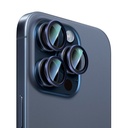 Apple iPhone 15 Pro Uyumlu CaseWorld Alloy Serisi Oleofobik Anti Reflective Kamera Lens Koruyucu