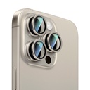 Apple iPhone 15 Pro Max Uyumlu CaseWorld Alloy Serisi Oleofobik Anti Reflective Kamera Lens Koruyucu