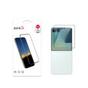 Samsung Galaxy Z Flip Uyumlu 7 Zore Kenarları Kırılmaya Dayanıklı Cam Ekran Koruyucu