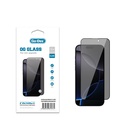 Apple iPhone 16 Pro Uyumlu Go Des OG Glass Privacy Antistatik Temperli Cam Ekran Koruyucu