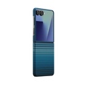 Samsung Galaxy Z Flip Uyumlu 7 Kılıf M-safe Şarj Özellikli Aramid Fiber Pitaka Tactile Woven Sunset-Moonrise Serisi Kapak