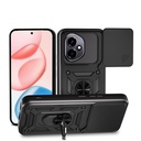 Honor 400 Uyumlu Kılıf Magnetik Standlı Kamera Korumalı Zore Sürgülü Vega Kapak
