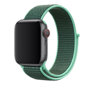 Apple Watch 42mm Uyumlu Kordon Hasır Örgü Cırt Cırtlı Terletmeyen Zore KRD-03 Kumaş Kayış