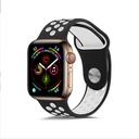 Apple Watch 38mm Uyumlu Kordon Silikon Esnek Yumuşak Delikli Spor KRD-02 Kayış