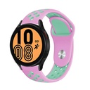 Samsung Gear S3 (22mm) Uyumlu Kordon Silikon Esnek Yumuşak Delikli Spor KRD-02 Kayış