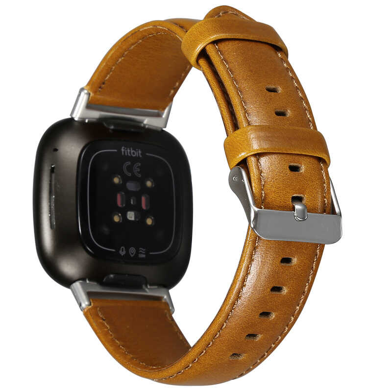 Apple Watch 40mm Uyumlu Wiwu Leather Watchband Deri Kordon