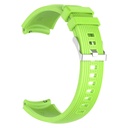 Samsung Galaxy Watch 46mm (22mm) Uyumlu Kordon Silikon Çizgili Spor Yumuşak KRD-18 Kayış